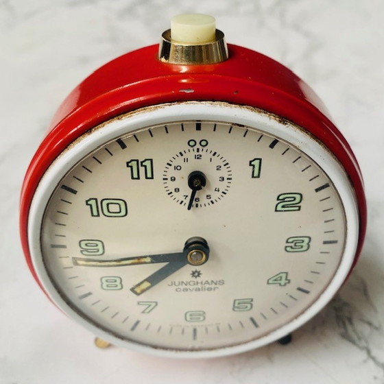 Image 1 of Junghans Cavalier alarm clock 1970s