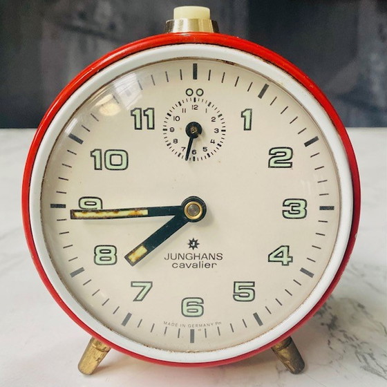 Image 1 of Junghans Cavalier alarm clock 1970s