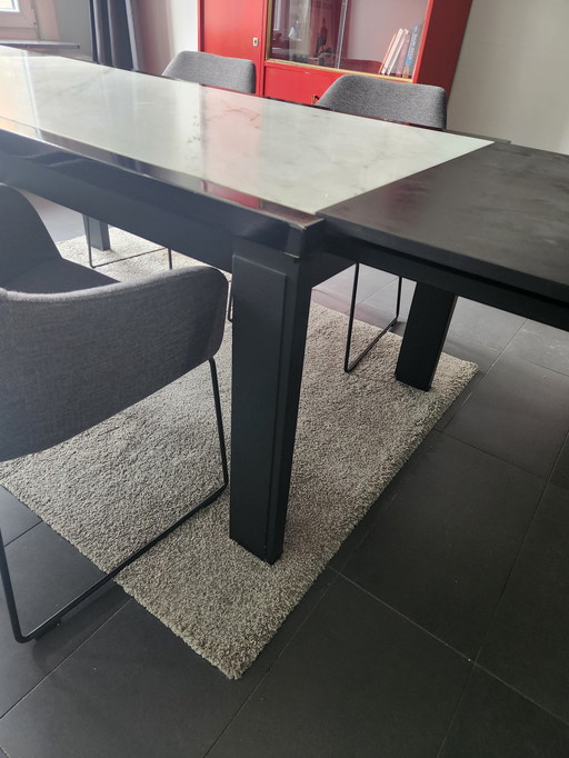 Dining Table With Solid Marble