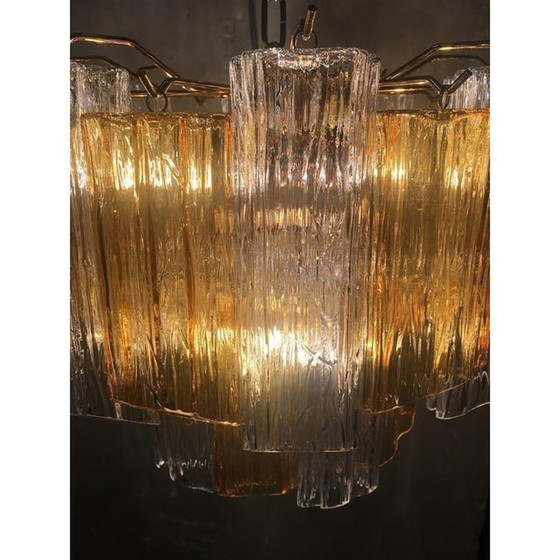 Image 1 of Lampadario contemporaneo in vetro di Murano Sputnik multicolore, stile Mazzega