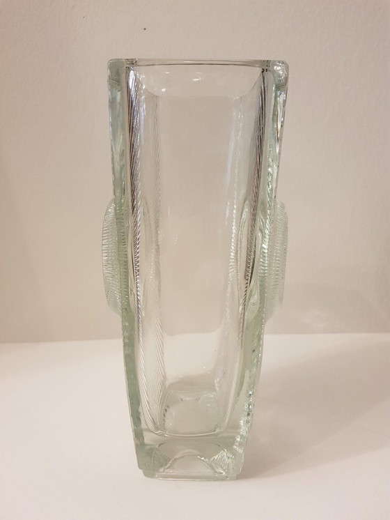 Image 1 of Large Glass Osaka Vase