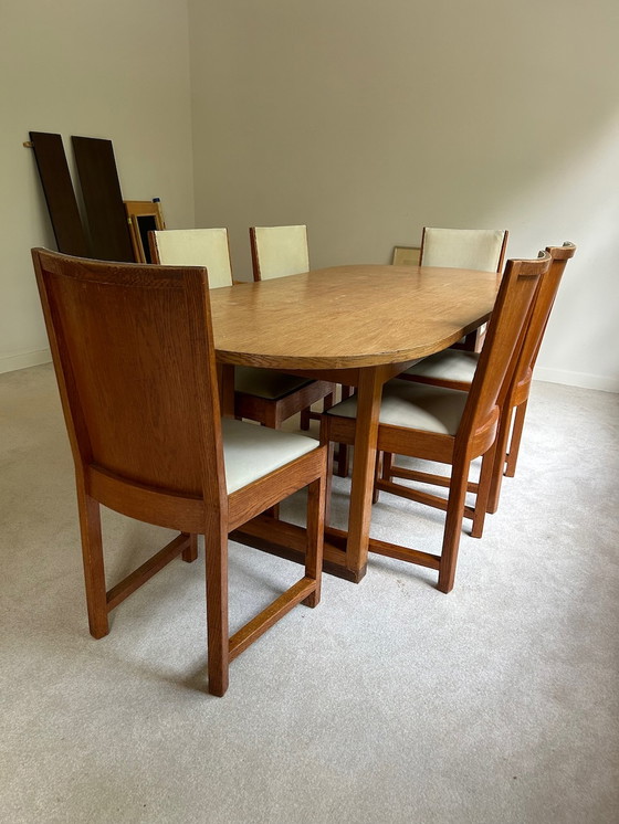 Image 1 of Hague style dining table and chairs