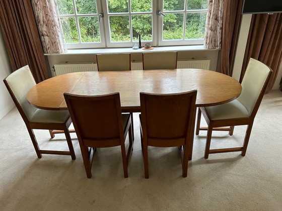 Image 1 of Hague style dining table and chairs