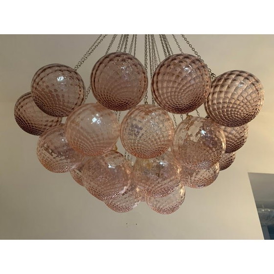 Image 1 of Murano Glass Sputnik Chandelier Venini Style