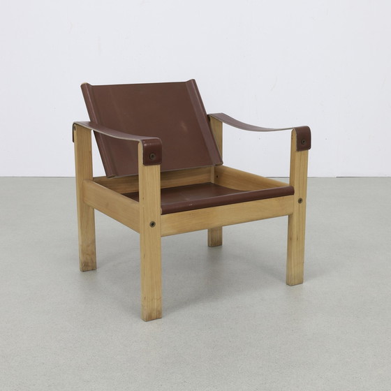 Image 1 of Safari Lounge Chair set, Armchair leather Escriba Brazil