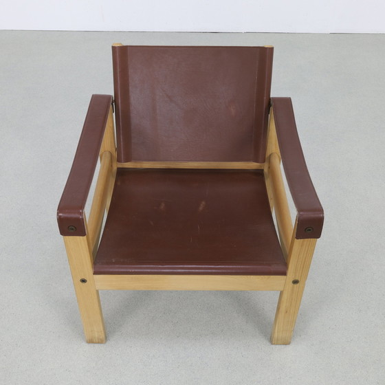 Image 1 of Safari Lounge Chair set, Armchair leather Escriba Brazil