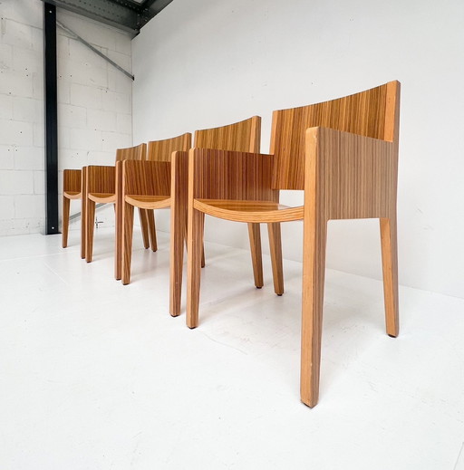 Set Of 4 D+G Designers Amsterdam Chairs, 1990'S