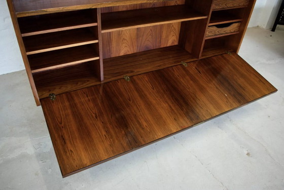 Image 1 of Rosewood Standing Bookcase/Bar Cabinet From Viby Møbelfabrik
