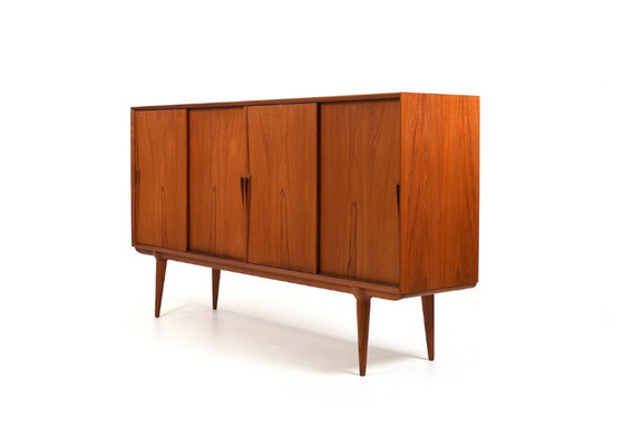 Image 1 of Omann Jun Danish Teak Model 19 Highboard