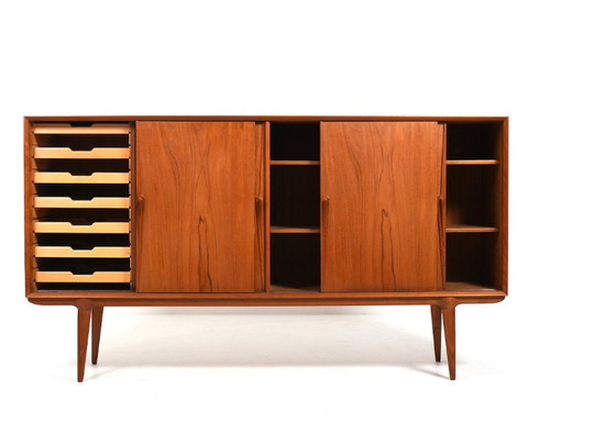 Image 1 of Omann Jun Danish Teak Model 19 Highboard