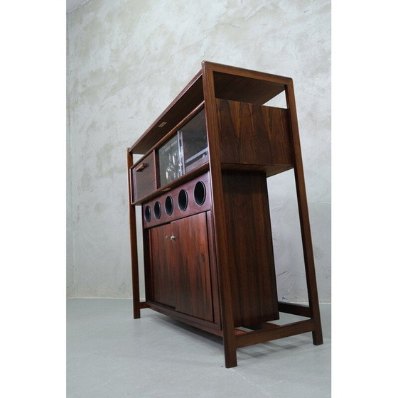 Image 1 of Vintage rosewood dry bar by Erik Buch for Dyrlund Denmark 1960s