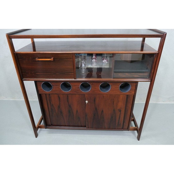 Image 1 of Vintage rosewood dry bar by Erik Buch for Dyrlund Denmark 1960s
