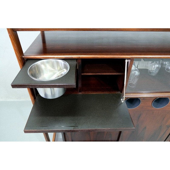 Image 1 of Vintage rosewood dry bar by Erik Buch for Dyrlund Denmark 1960s