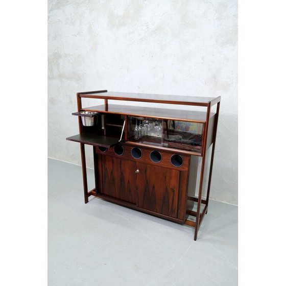 Image 1 of Vintage rosewood dry bar by Erik Buch for Dyrlund Denmark 1960s