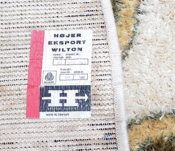 Image 1 of Højer Eksport Wilton Round Rug, 1960S