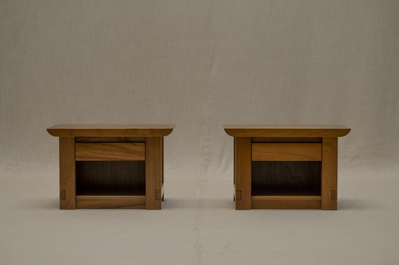 Image 1 of Pair Of Side Tables By Luigi Gorgoni