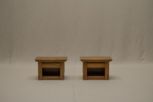 Pair Of Side Tables By Luigi Gorgoni