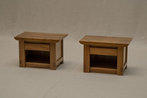 Pair Of Side Tables By Luigi Gorgoni