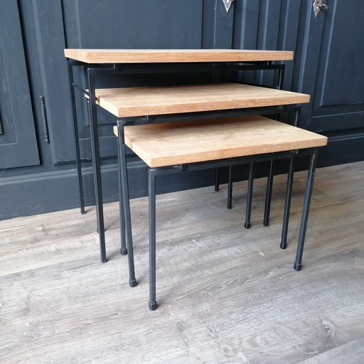 Pastoe mimiset/ensemble de tables d'appoint de Cees Braakman