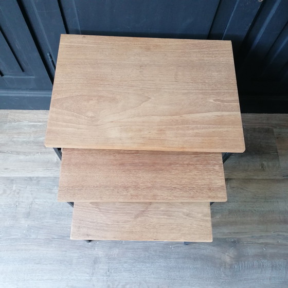 Image 1 of Pastoe mimiset/ensemble de tables d'appoint de Cees Braakman