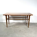 Danish Style Coffee Table With High Gloss Top