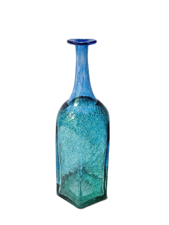 Image 1 of Kosta Boda - "Antikva" Bottle Vase By Bertil Vallien - Largest Size