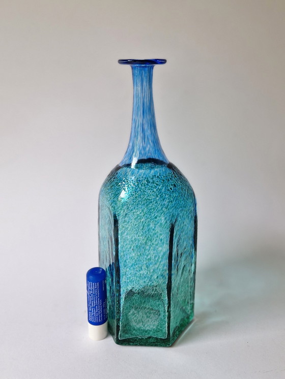 Image 1 of Kosta Boda - "Antikva" Bottle Vase By Bertil Vallien - Largest Size