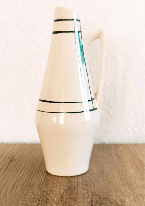 German Scheurich Foreign Ceramic Vase 50s / 60s Mid - Century Vintage