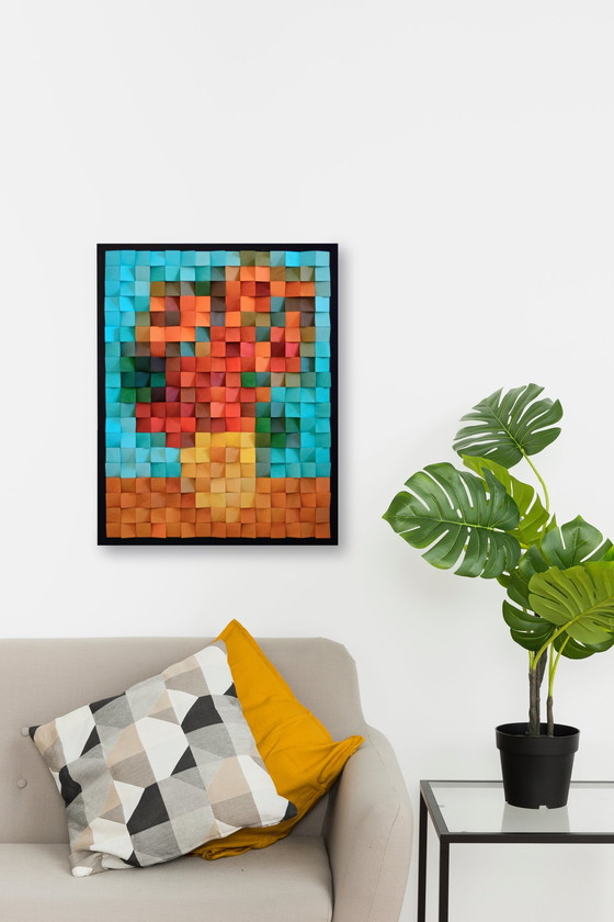 Image 1 of Arte in legno "Girasoli"