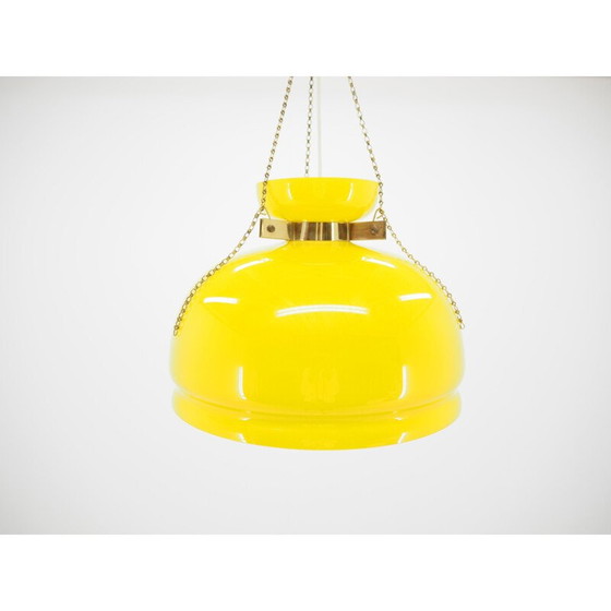 Image 1 of Lámpara de araña de cristal de mediados de siglo de Harvey Guzzini, década de 1960