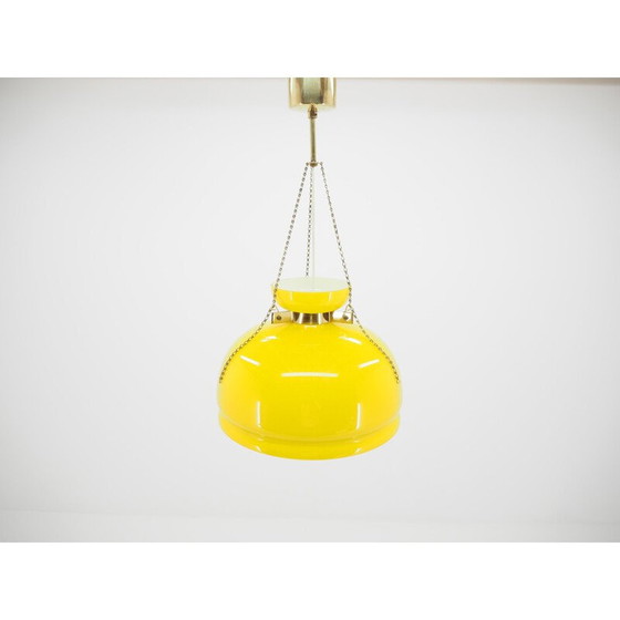 Image 1 of Lámpara de araña de cristal de mediados de siglo de Harvey Guzzini, década de 1960