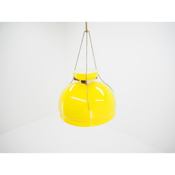 Image 1 of Lámpara de araña de cristal de mediados de siglo de Harvey Guzzini, década de 1960