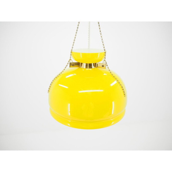 Image 1 of Lámpara de araña de cristal de mediados de siglo de Harvey Guzzini, década de 1960