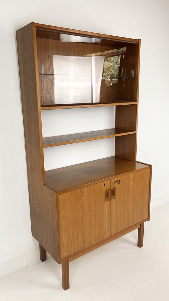 Image 1 of Buffet suédois vintage en placage de teck