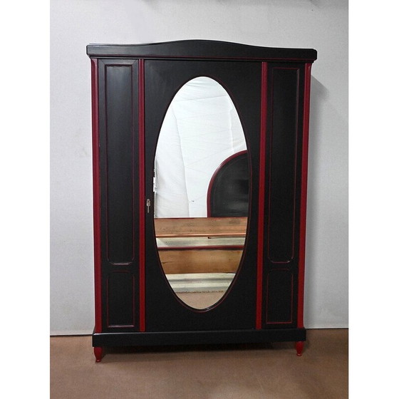 Image 1 of Vintage 5 piece painted wood bedroom set