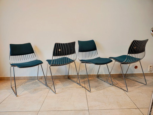 4X Rudy Verelst For Novalux Chairs 