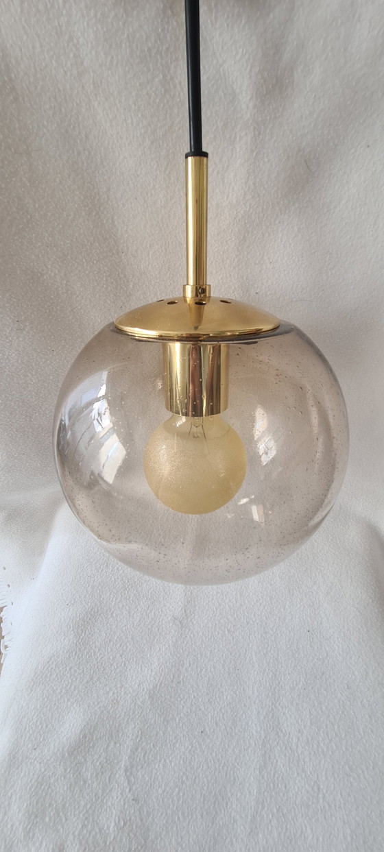 Image 1 of Glashütte Limburg P193 4106 Hanging lamp smoked glass (X)