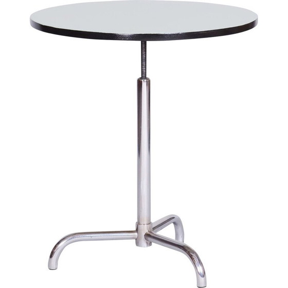 Image 1 of Vintage chrome coffee table for Hynek Gottwald, Czechoslovakia 1930