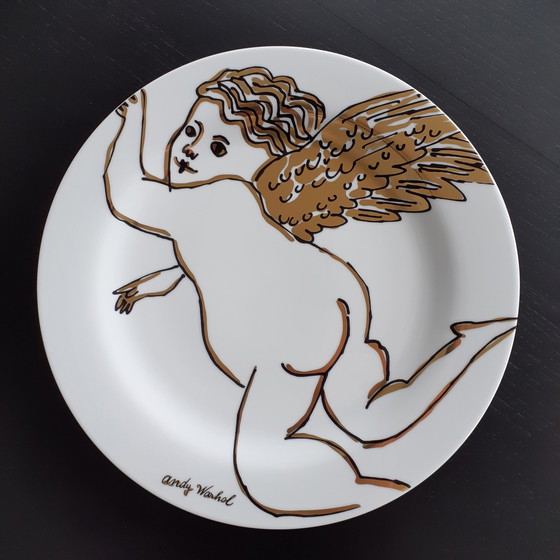 Image 1 of Rosenthal Golden Angels annual plate