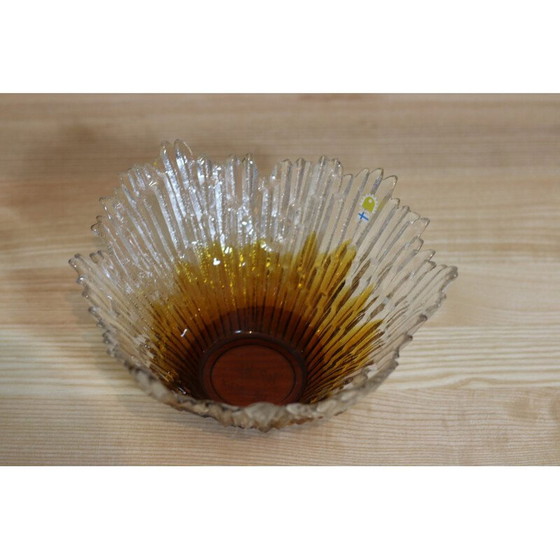 Image 1 of Vintage glass bowl by Tauno Wirkkala, Finland 1960