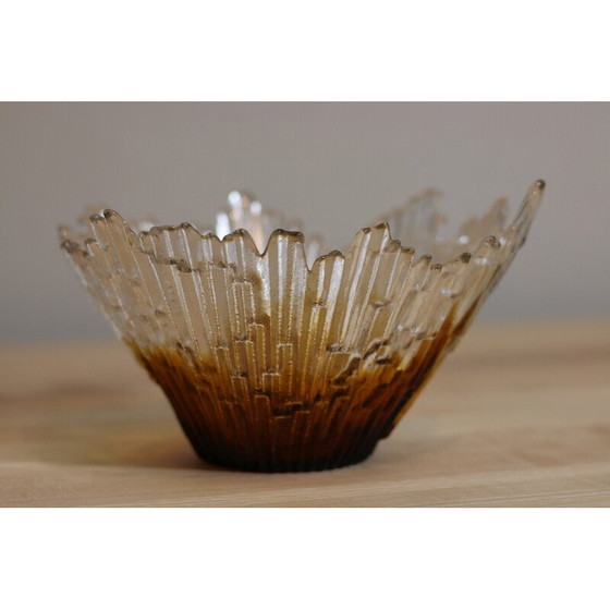 Image 1 of Vintage glass bowl by Tauno Wirkkala, Finland 1960