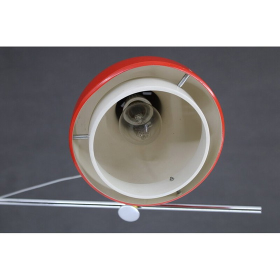 Image 1 of Vintage red floor lamp by Josef Hurka, Czechoslovakia 1970s