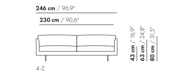 Image 1 of Montis Axel 4 Seater Sofa