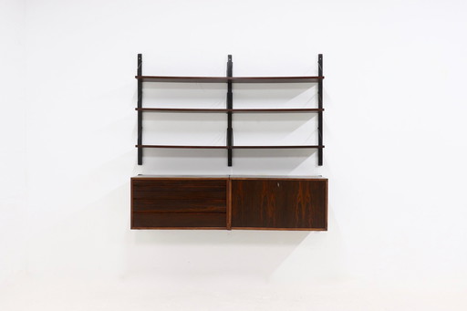 Vintage Poul Cadovius For Cado Denmark Royal System Wall Unit 