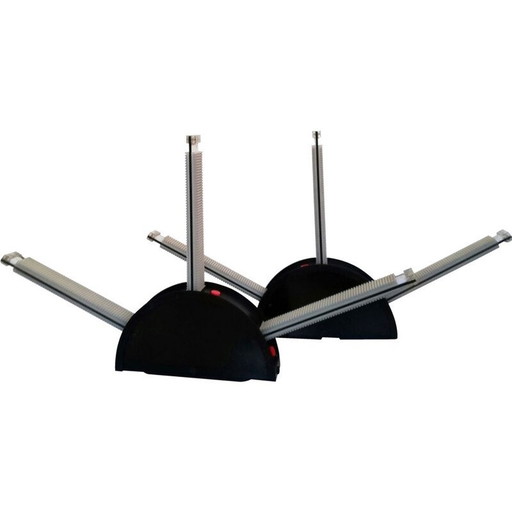 Pair of vintage postmodern Rha table lamps by Boccato, Gigante & Zambusi for Zerbetto Padova