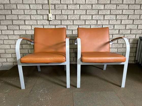 Image 1 of 2x Leolux Sentia 987 armchairs