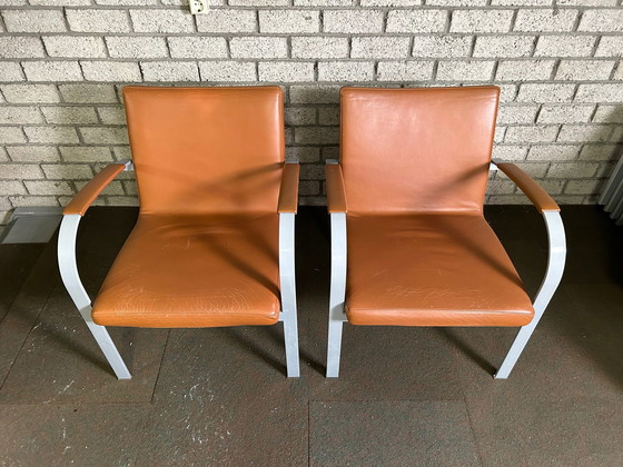 Image 1 of 2x Leolux Sentia 987 armchairs