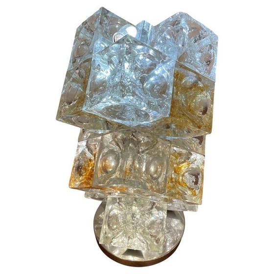 Image 1 of Mid-Century Modern Italian Murano Glass Table Lamp By Albano Poli For Poliarte, 1960'S