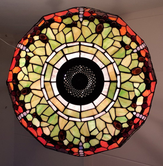 Image 1 of Tiffany Xl Pendant Lamp "Dragonfly"