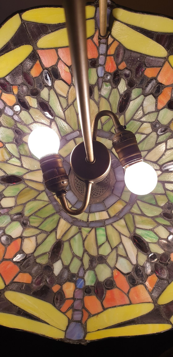 Image 1 of Tiffany Xl Pendant Lamp "Dragonfly"